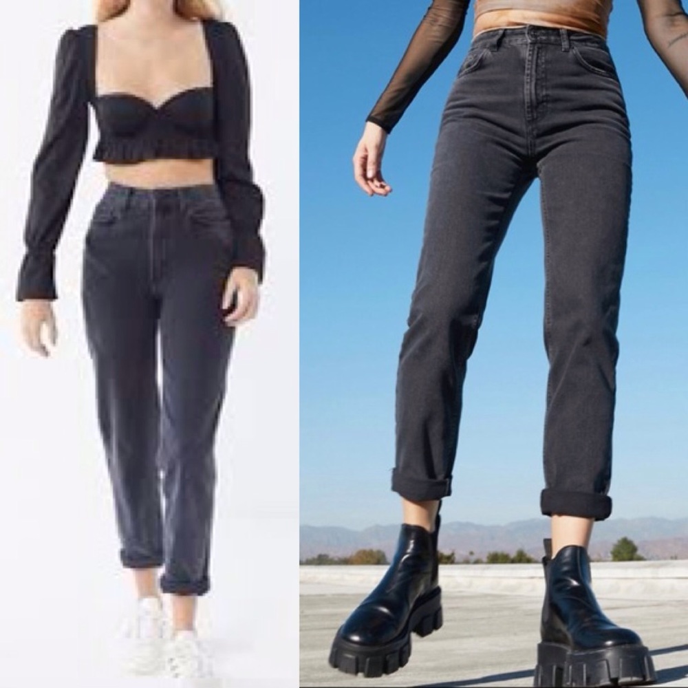 Urban Outfitters BDG Black Mom Jeans 25